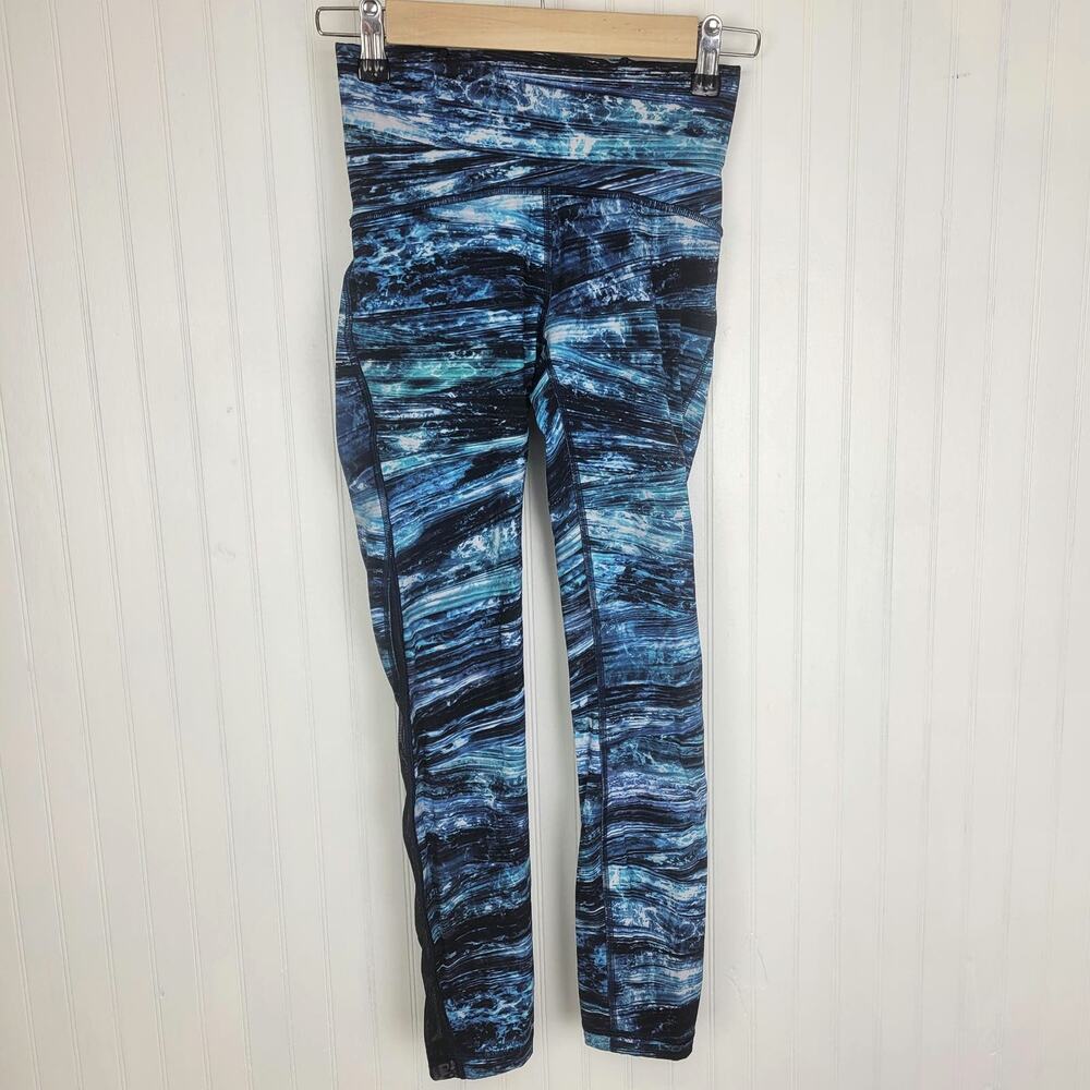 Lululemon Train Times 7/8 Pant Shorelines Shorelines Size 4